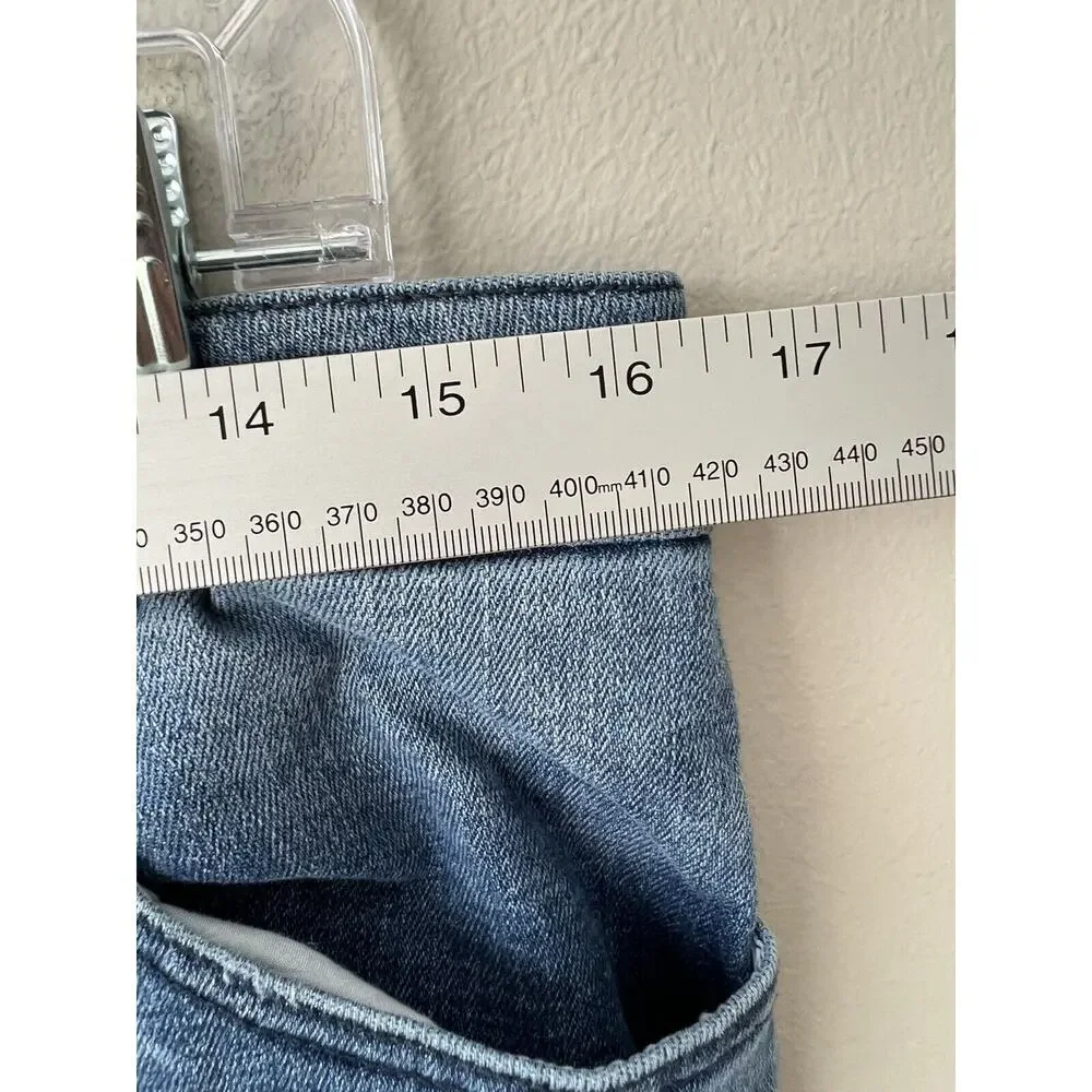 KanCan Skinny Jeans Womens 30 Distressed Whiskered Mid Rise Stretch Denim - Picture 9 of 11